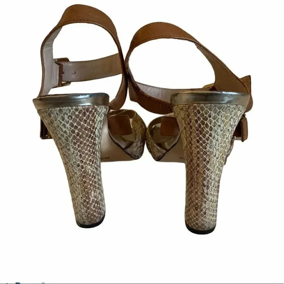 Vince Camuto Snake Skin Platform Adjustable Strap - Picture 4 of 10